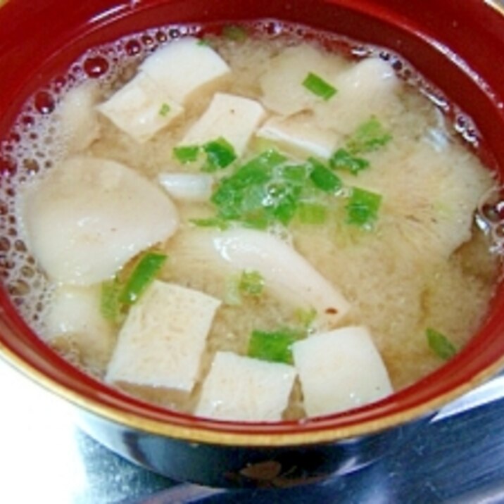 冷凍豆腐でお味噌汁